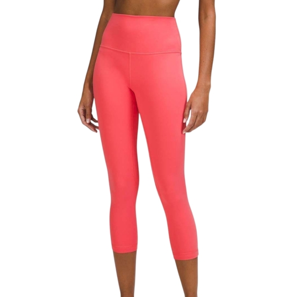 Lululemon Align High-Rise Crop Womens 10 Yoga Run Active Raspberry 9 22 Nulu - Picture 3 of 13
